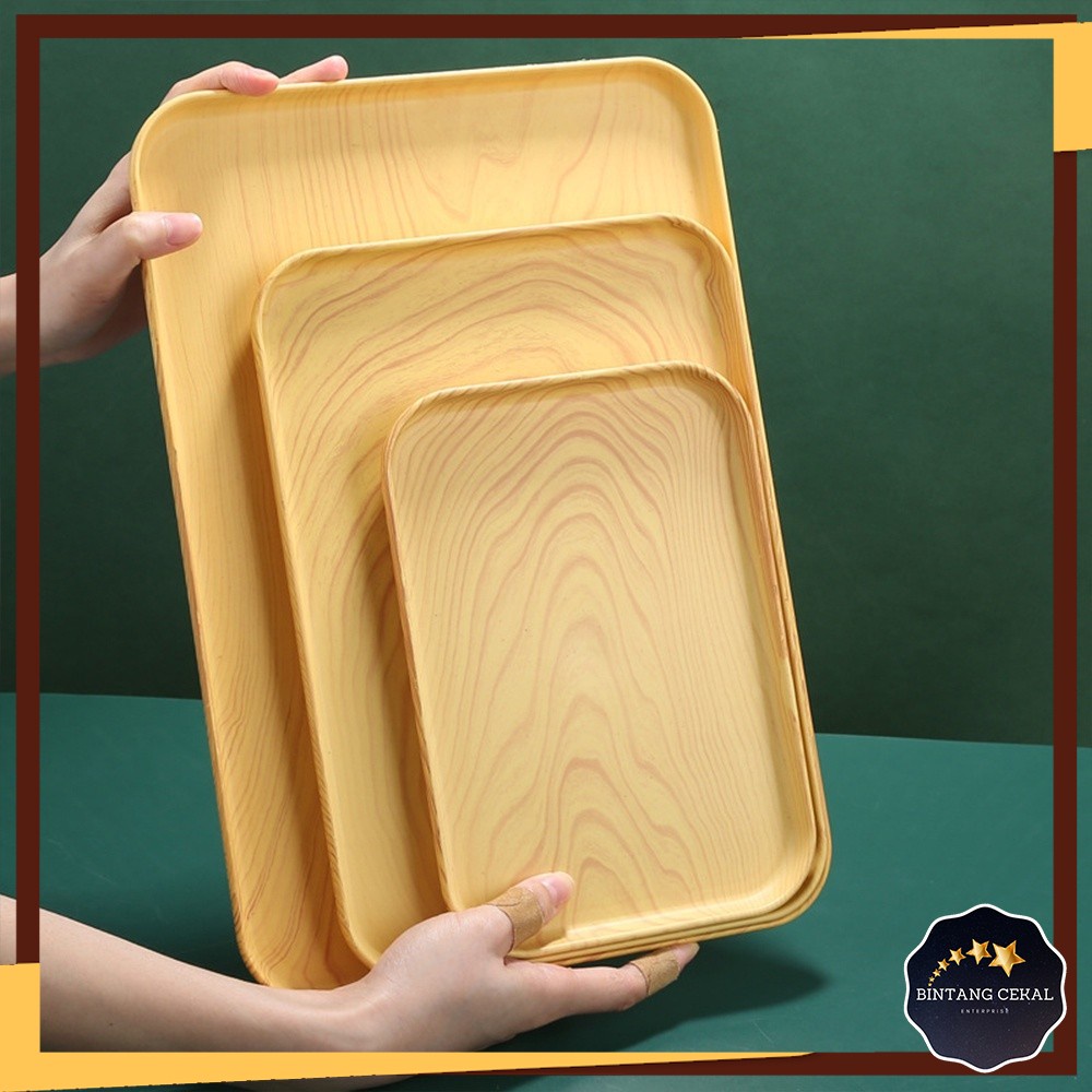 BC Plastic Tray Serving Multi-sizes Rectangular Rounded Corner Plate ...