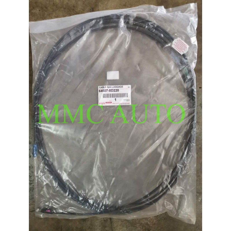 TOYOTA VIOS NCP150 2013 REAR BONNER CABLE / TRUNK LID CABLE / BELAKANG