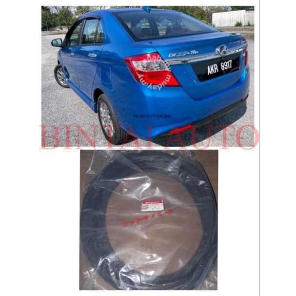 *ORIGINAL PERODUA BEZZA REAR BONNET RUBBER/ BELAKANG BOOT GETAH 64461 ...