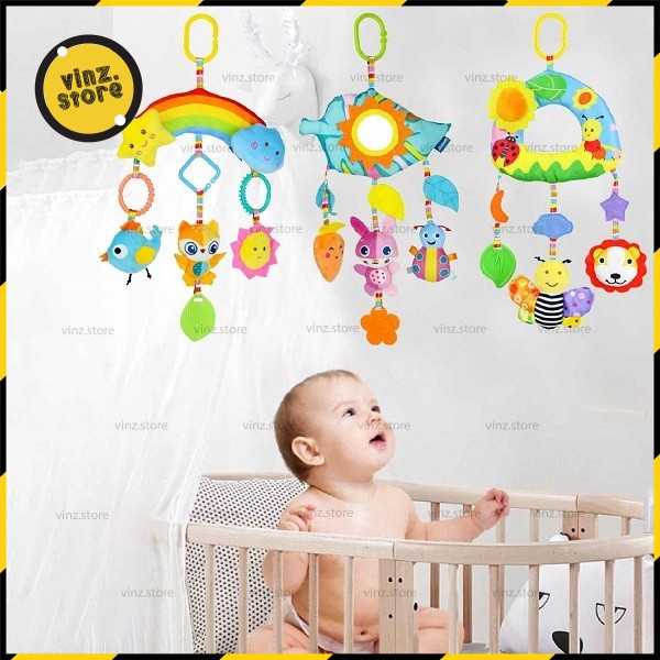 Baby Animal Hanging Toy Car Seat Toys for Baby Soft Toy Animal