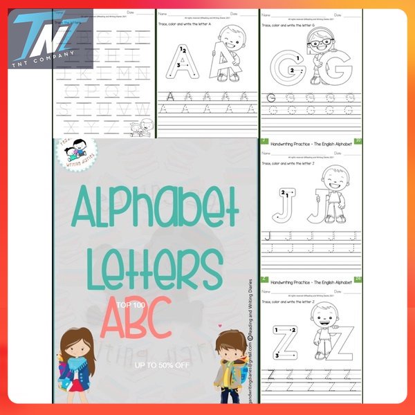 【Google drive】Alphabet Letter ABC Worksheet for 3-5years old pdf soft ...