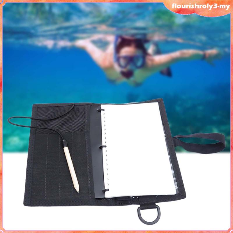 [Flourish] Underwater Writing Slate Diving Notebook for Water Sports Diving Accessories Shopee