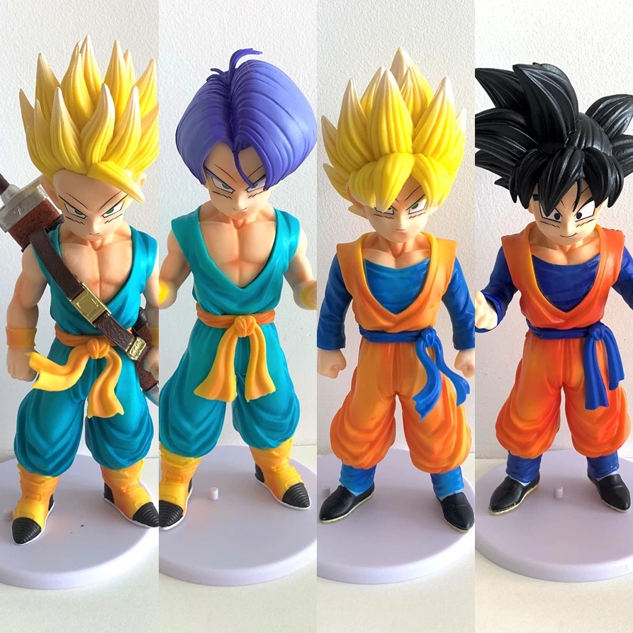 Dragon Ball Z Super Saiyan Trunks Son Goten Gotenks Action Figure Toy 4419
