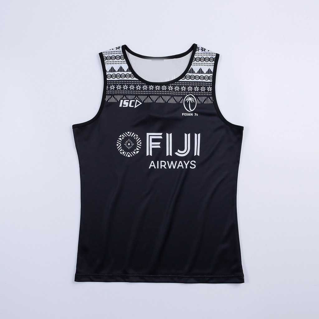 2023 Fiji Singlet Vest Men's Rugby Vest Sports Singlet Jersey Shopee Malaysia
