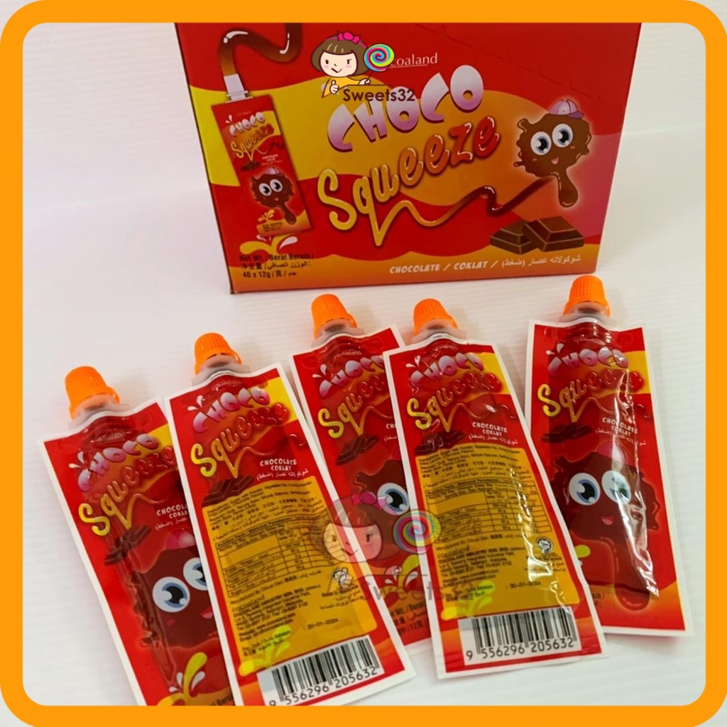 ( 5 pcs ) Cocoaland Choco Squeeze Halal | Shopee Malaysia