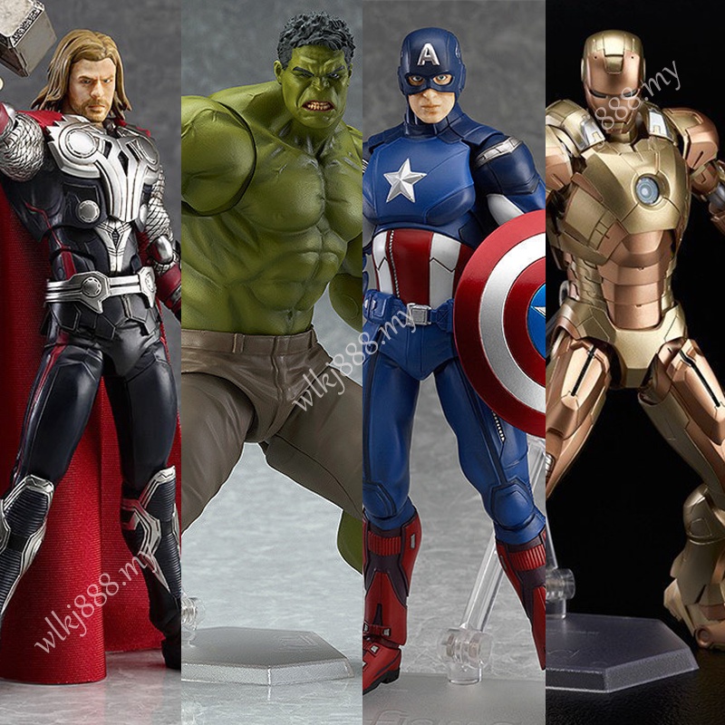 Figma The Avengers Iron man Captain America Thor Odinson Hulk 026 271