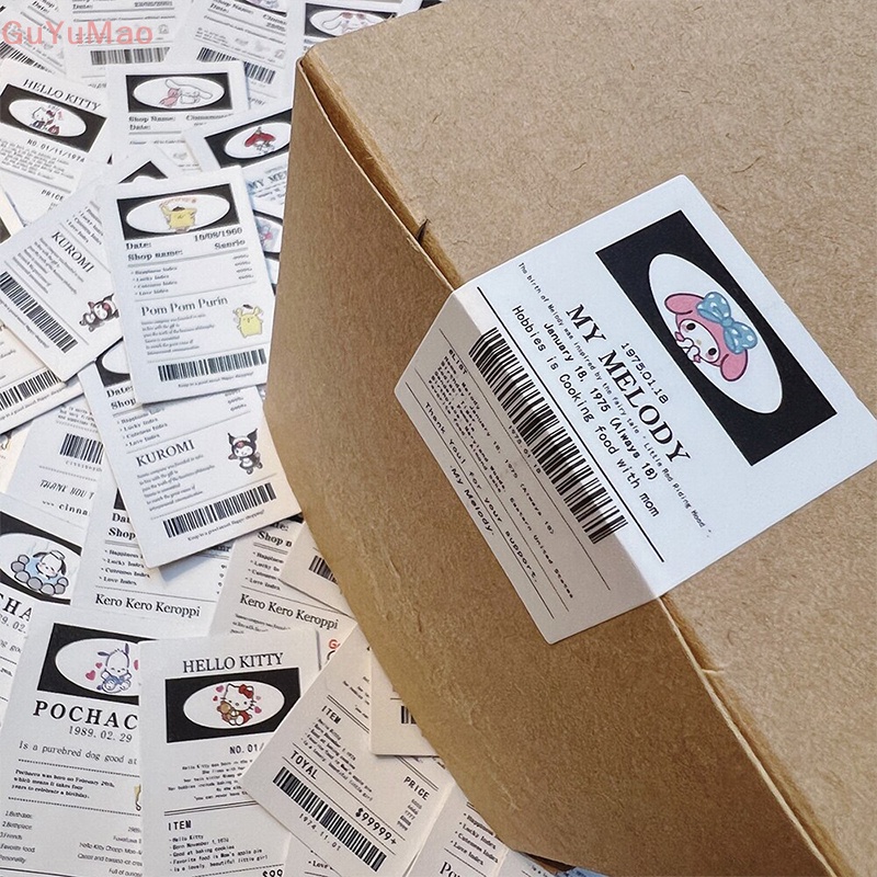 [cxGUYU] 20sheets Kawaii Labels Sealing Sticky Stickers Cute Cartoon