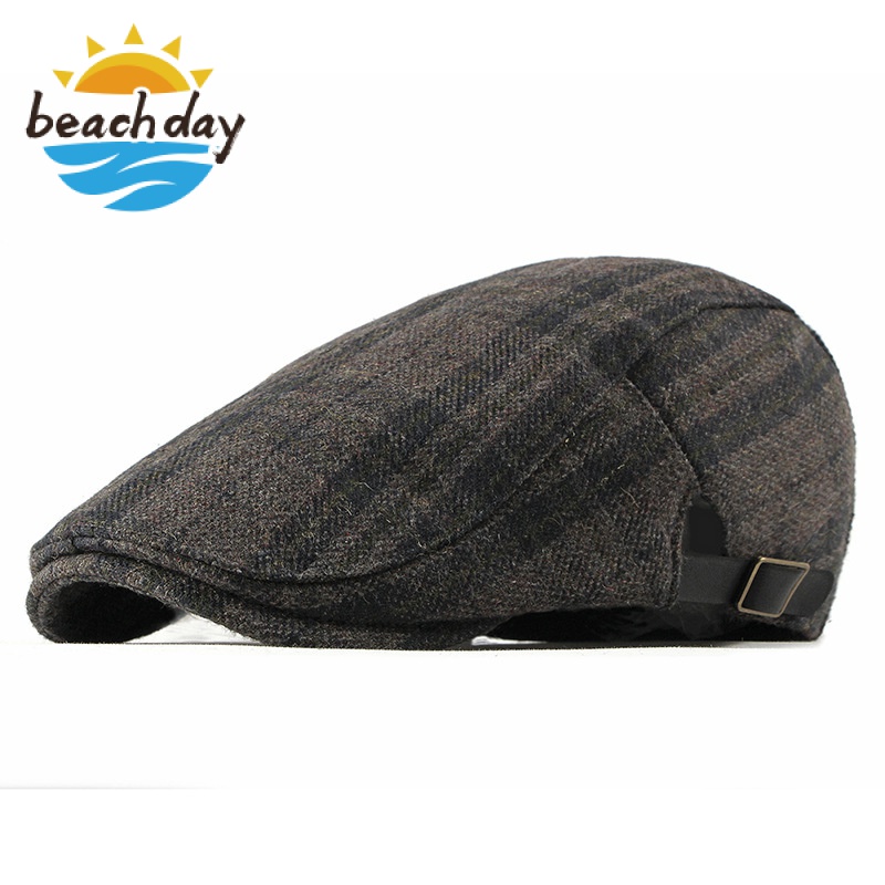 Cappello Newsboy Da Uomo Berretto Patchwork Cabbie Gatsby Ivy Regolabile Retro