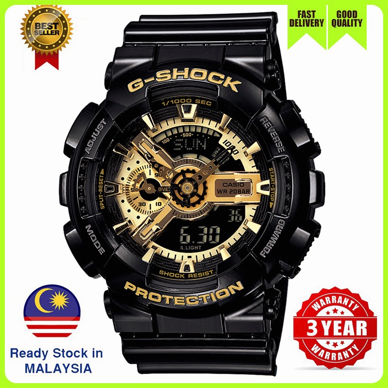 Local StockG shock Men s Watch GA110 Quartz Jam tangan lelaki Waterproof gshock watches Jam g shock lelaki Shopee Malaysia