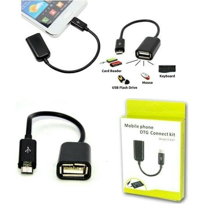 MOBILE PHONE OTG MICRO USB CONNECT KIT S-K07