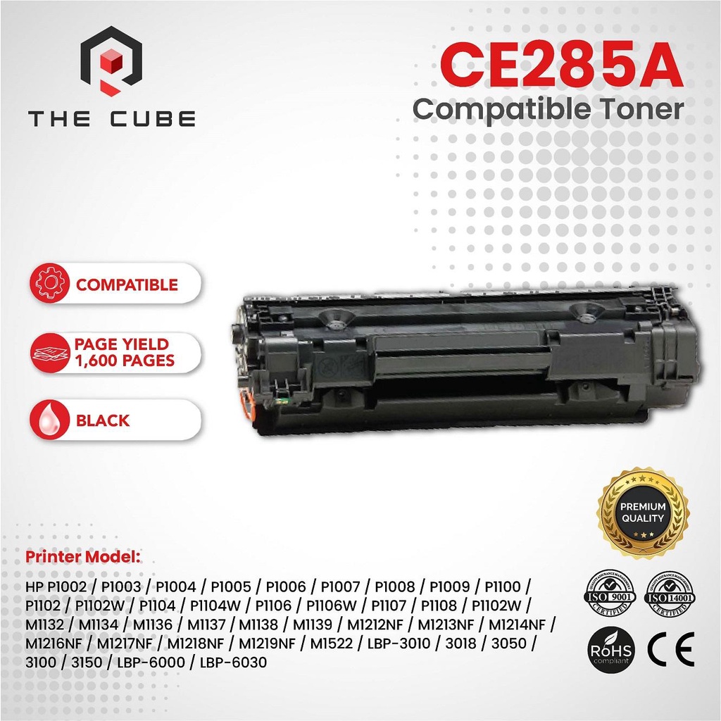 Compatible CE285A CE285X CE285XL 85A Toner Cartridge LaserJet M1132