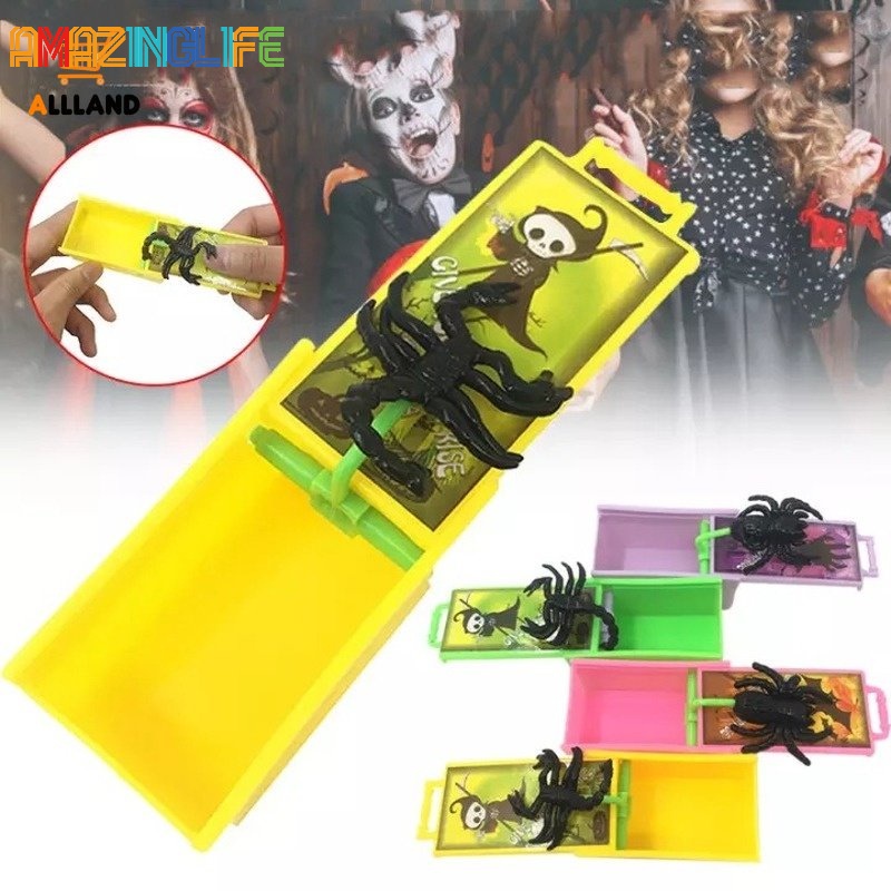 Horror Atmosphere Funny Halloween Tricky Fright Horror Plastic Box ...