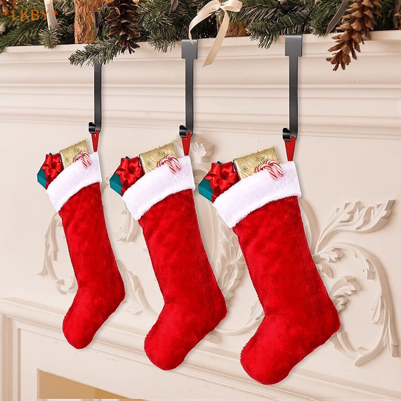 Luckybabys> Christmas Stocking Holders Mantel Hook Hangers Fireplace