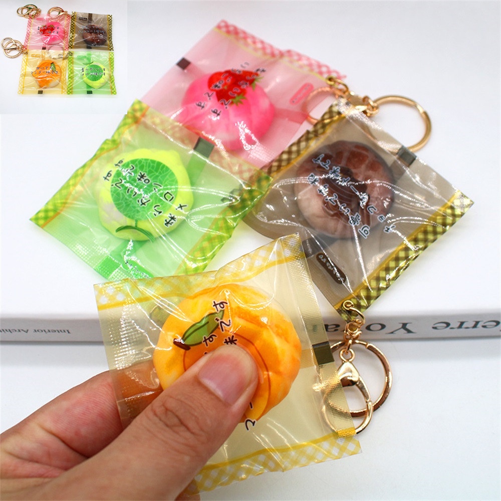 Kawaii Simulated Bread Coffee Pineapple Bun Squishy Slow Rising Rebound ...