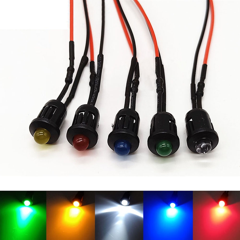 20pcs LED 10mm Diffused Led Red 10MM Round Emitting Diodes Ultra Bright Led Lamp Light Bulb
