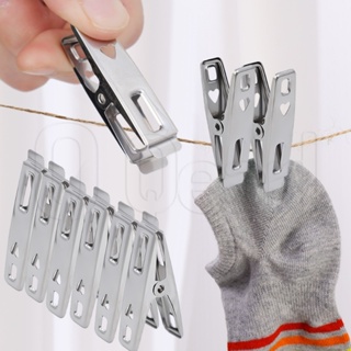 30 PCS Anti-Rust Clip Space-Saving Clothespin Hat Pants Storage Hanging  Travel Hook, Heavy Duty Hanging Hooks Clip, 360° Rotating Stainless Steel