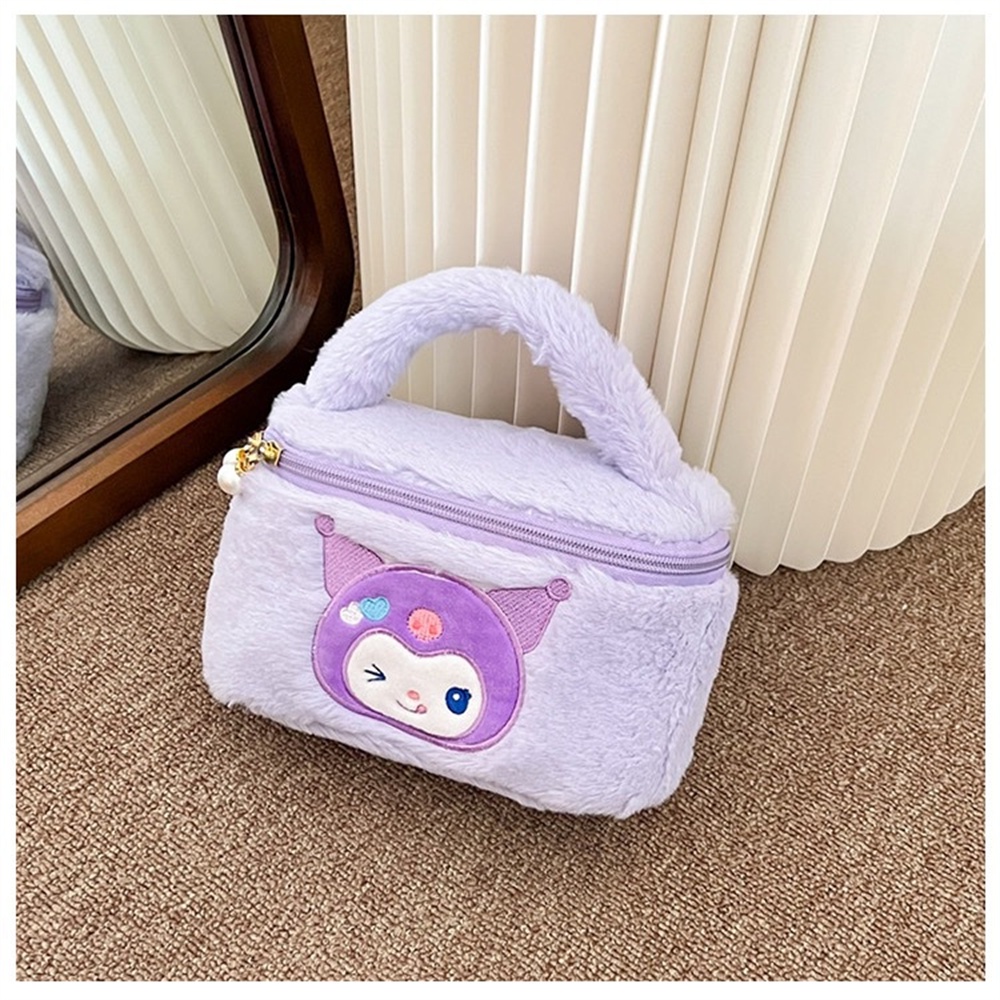 Sanrio Kuromi Melody Cinnamoroll Cute Portable Makeup Bag Storage Bag