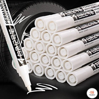 Tire Pen, 10PCS White Tyre Paint Marker Pens Set Tire Paint Pen Universal  Waterproof Permanent Marker Pen for Car Tire Paint Pens 