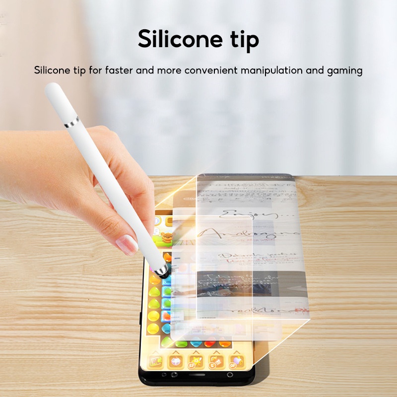 TBTIC 2 in 1 Stylus Pen For Android iPad iPhone Tablet Samsung Phone