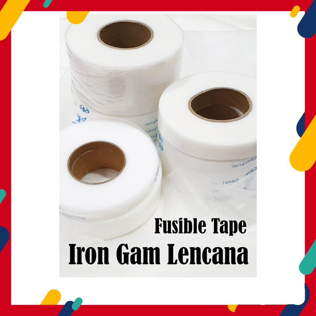 Lencana Sekolah Fusible Tape Double Side Glue Kain Double Sided Glue