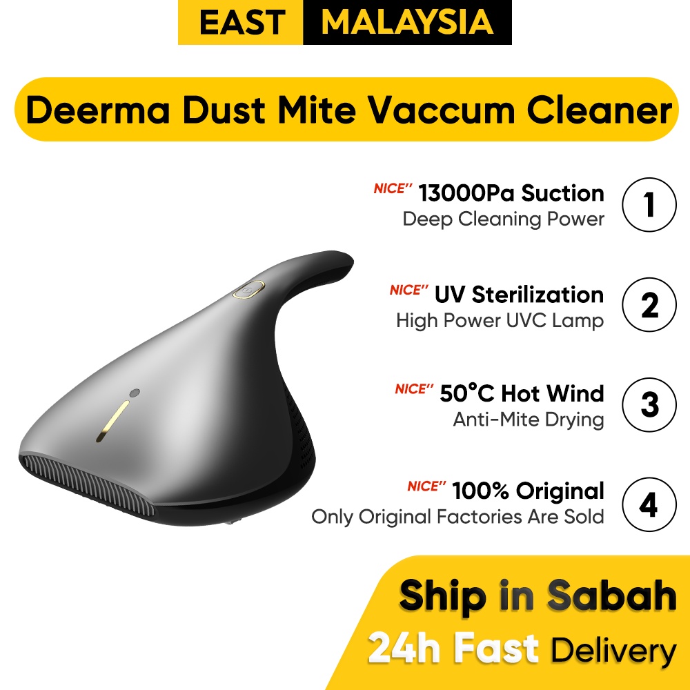 Deerma EX919 Dust Mite Vacuum Cleaner Bed Handheld Remover HEPA UV