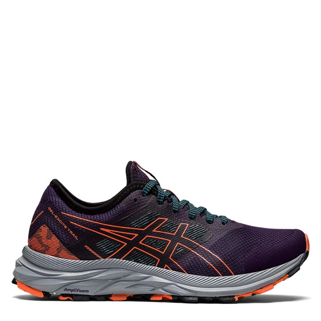 Asics Womens GEL Excite Womens Trail Running Shoes (N SHADE/ORANGE ...