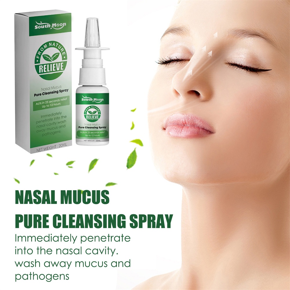 South Moon 20ml Nasal Moisturizing Spray Nasal Lubricant Help Flush