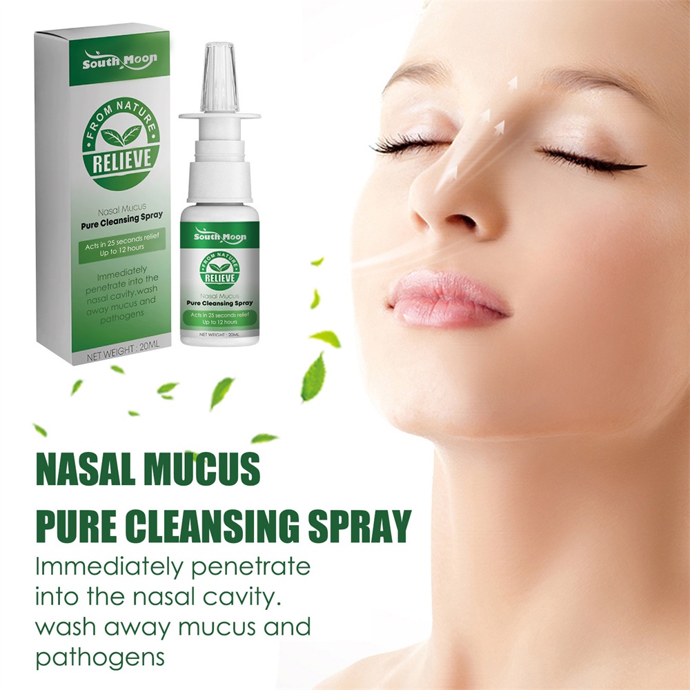 South Moon 20ml Nasal Moisturizing Spray Nasal Lubricant Help Flush ...