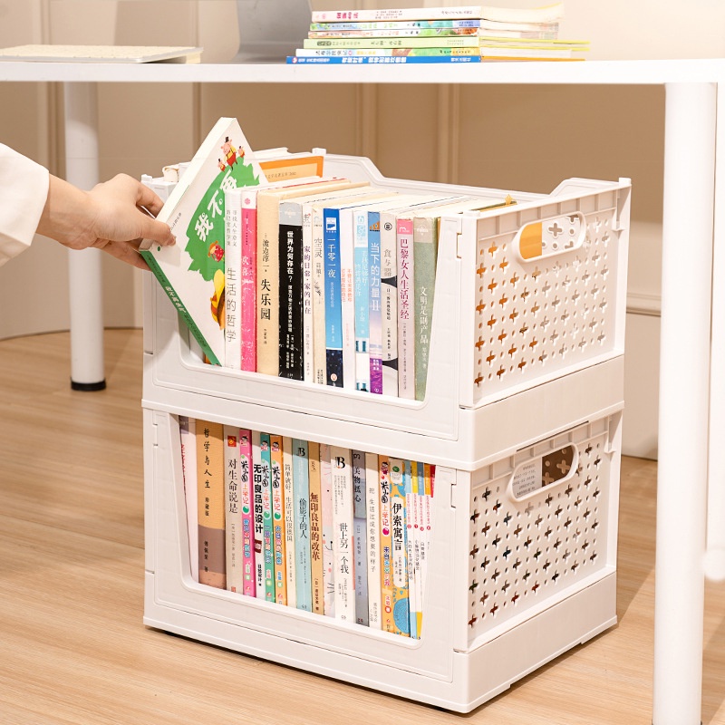 [Shimei] Book Storage Rack Under Desk with Pulley Removable Bookcase ...