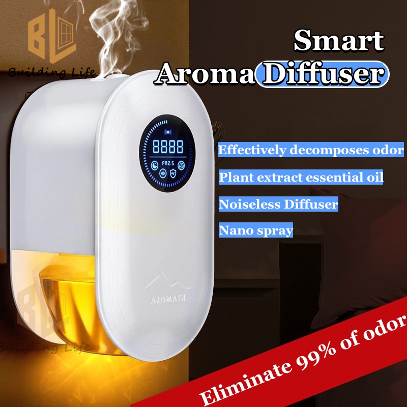 Smart Air Freshener Wall Mounted Aroma Diffuser Rechargeable Essential