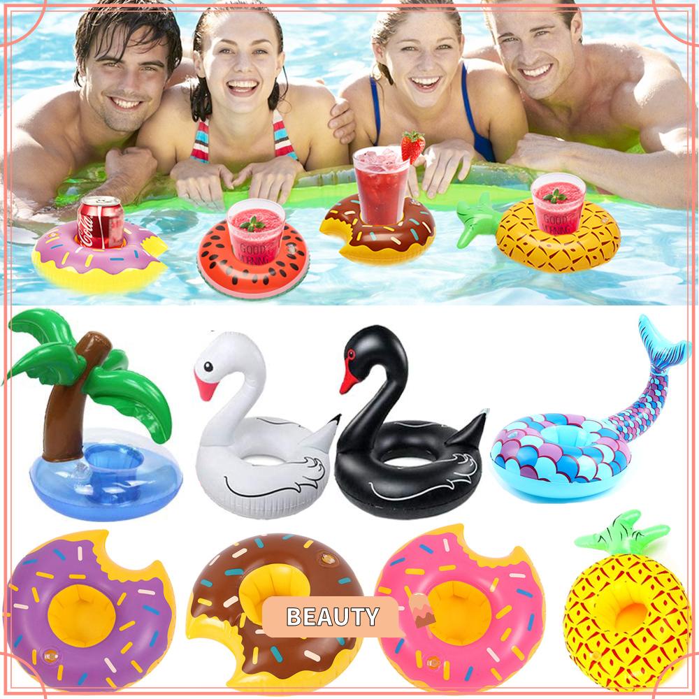 BEAUTY 1Pcs Float Toy Inflatable Cup Coasters Kids Toys Drink Floats ...