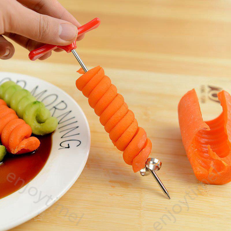 2 Pack Cucumber Carrot Potato Vegetable Spiral Knife Spiral Slicer