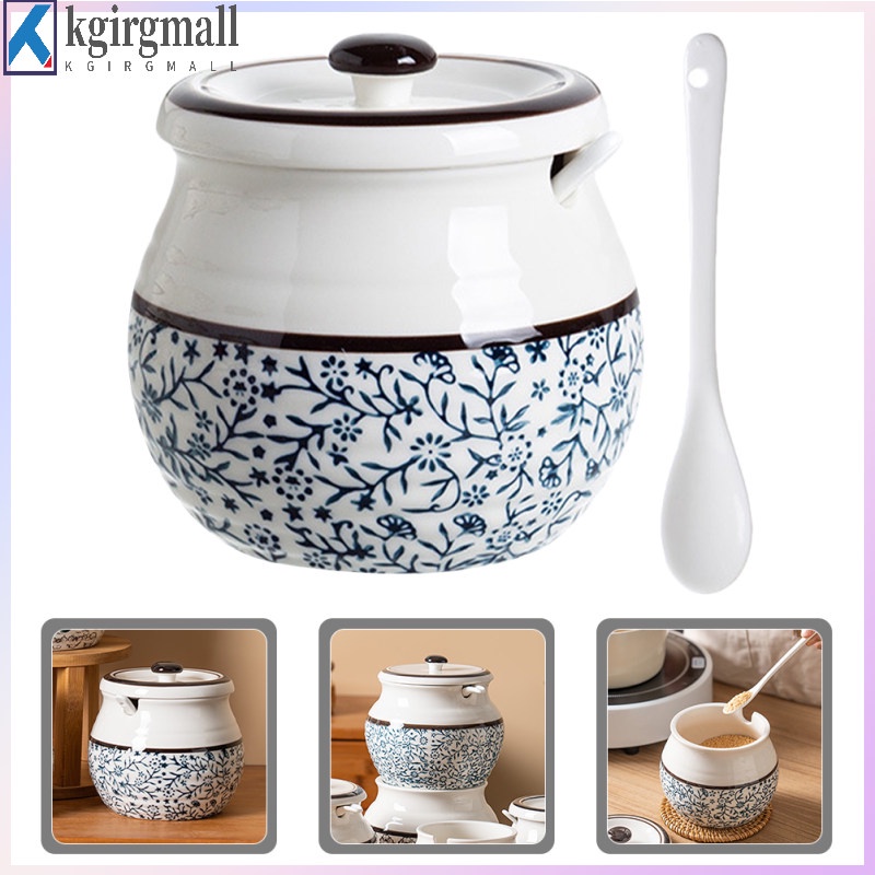 aesthetic kitchen Convenient Refillable Creative Practical Premium Salt ...