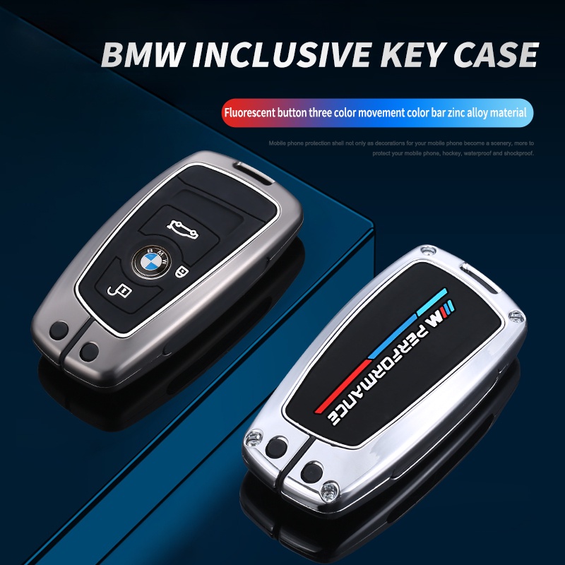 Zinc Alloy Car Remote Key Case Cover Shell For BMW 1 3 5 7 Series X1 X3 ...