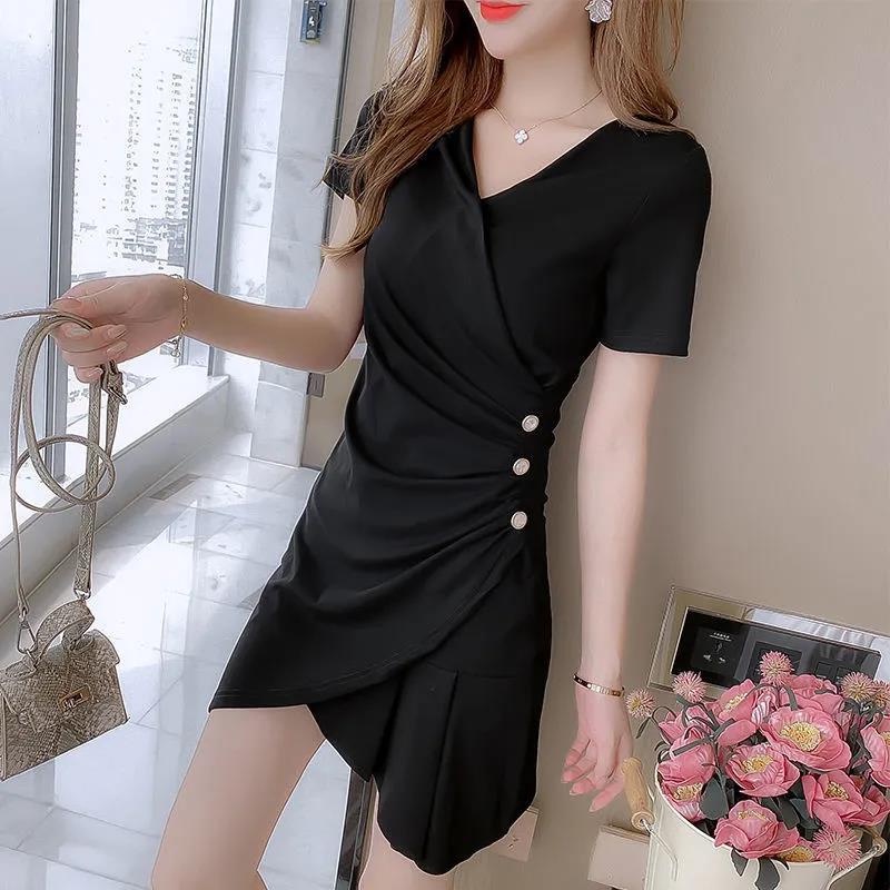 LadyBoss_00 S-2XL Large size dress One Body Short Ocean 2023 Summer New ...