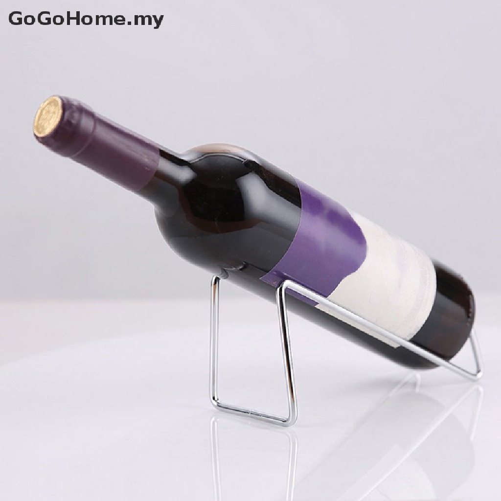 GOG Metal Wine Rack Wall Mounted Red Wine Bottle Holder Champagne