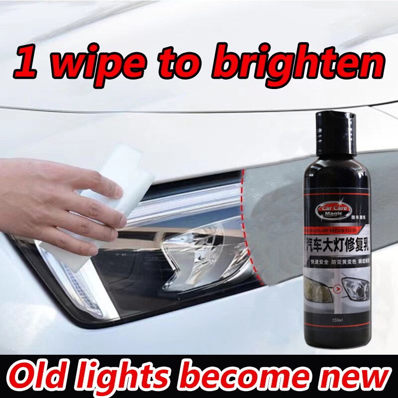 old light into new light Qns Headlamp polish Headlight polish Headlamp