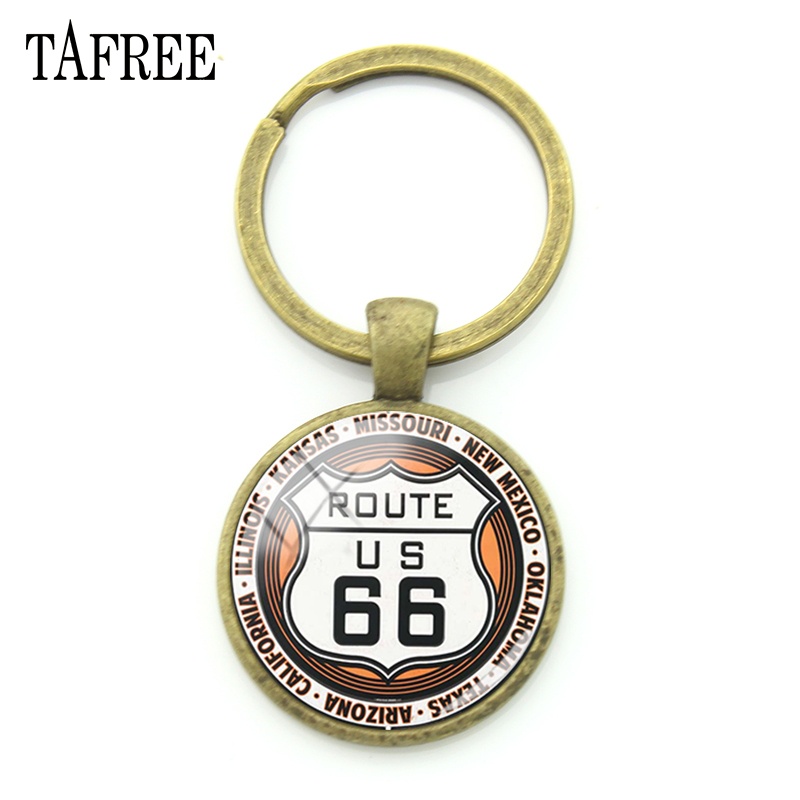 USA Route 66 Route Signs Keychains Fashion Trendy Key Chains Keyrings Metal Pendant For Car Keys Best Friend Jewelry UR8 Shopee Malaysia