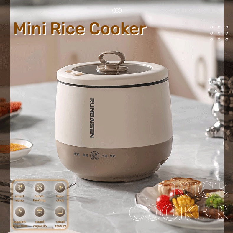 【Local Stock】Mini Rice Cooker 1.8L Multifunctional Electric Cooker ...