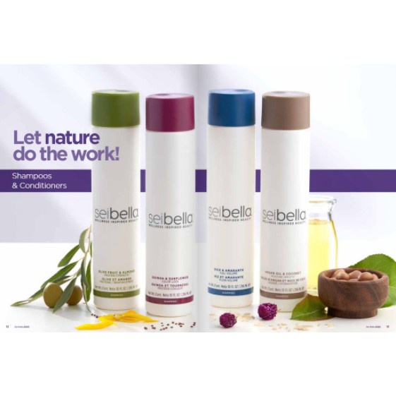READY STOCK!!!!!!Sei Bella Shampoo & Conditioner Argan Oil Rice