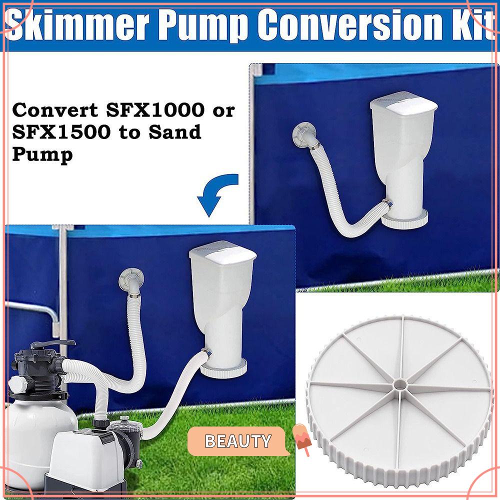 BEAUTYONE Skimmer Drain Cap, with Gasket AboveGround Sand Pump