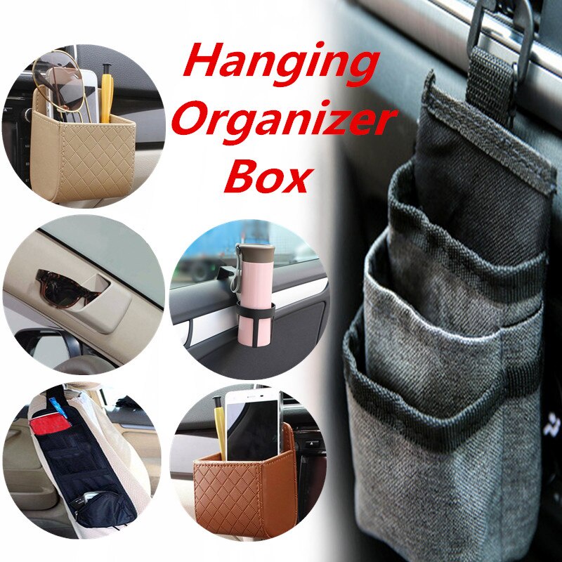 6 Styles Car Seat Side Storage Box Organizer Storage Interior Multi-Use ...