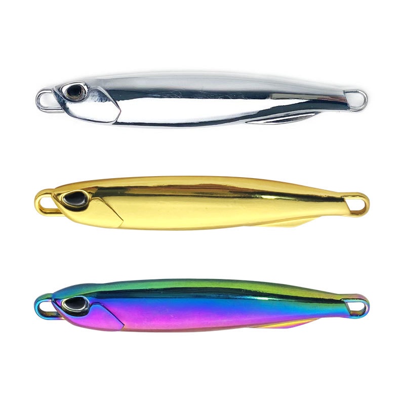 gabarit métallique rive jigging cuillère coulée glisser 7g 10g 15g