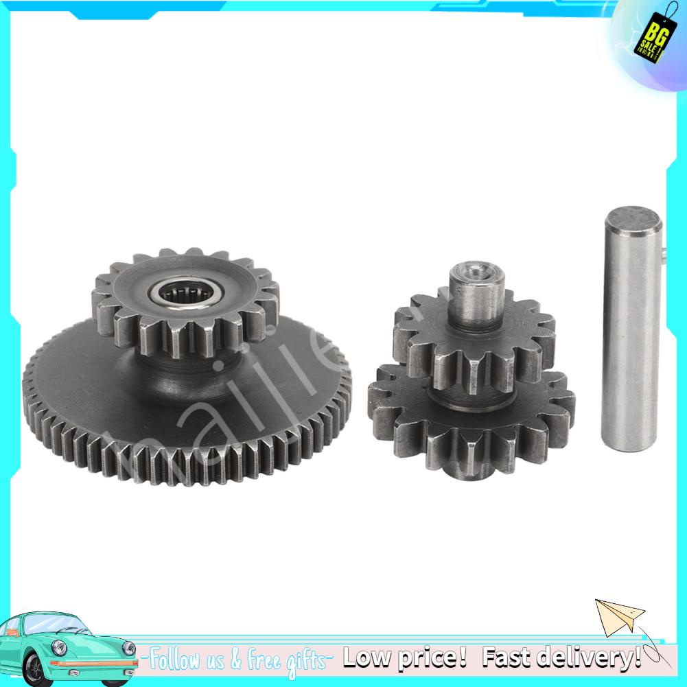 Haijiemall Motor Sprocket Gear Set Black Coating Starter Motor Sprocket