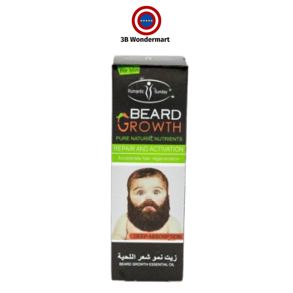 100 Natural Organic Beard Growth Liquid Beard Care Minyak Jambang Janggut Rambut Shopee Malaysia 6837