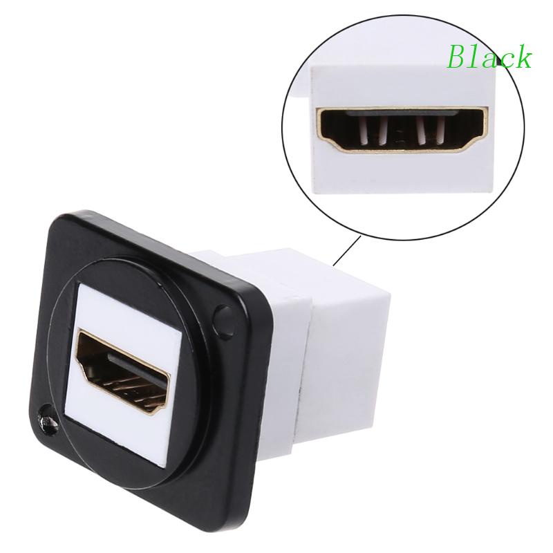 BLACK D Type USB 3.0 Connector Connector Female Socket Panel Mounted