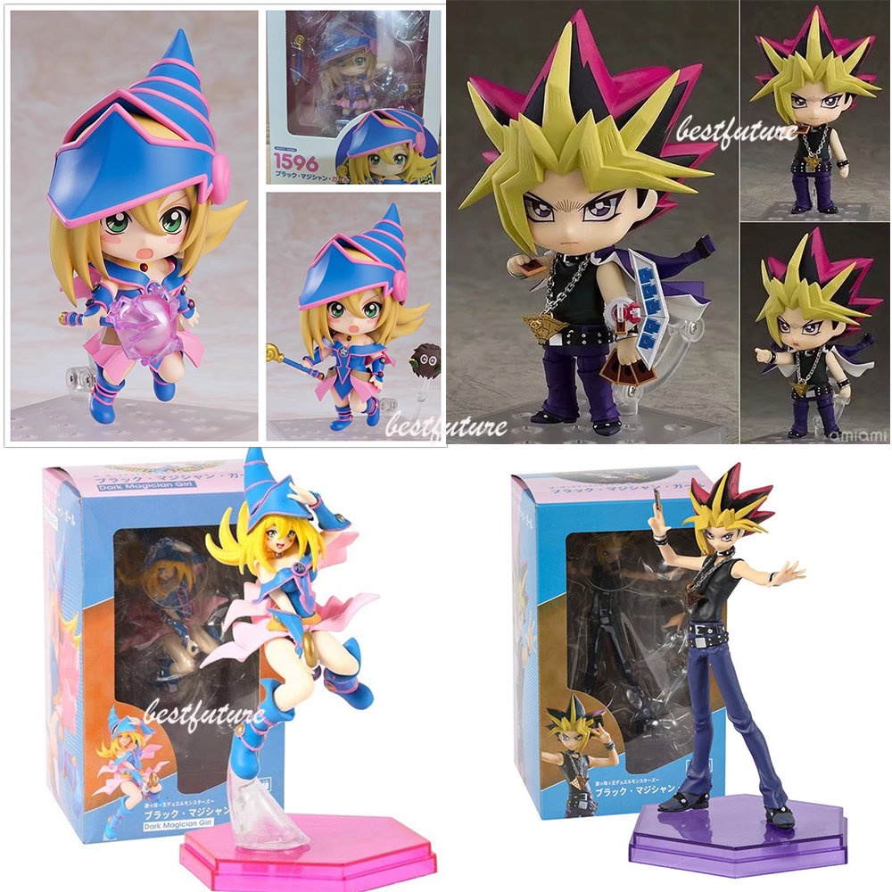 Yu-Gi-Oh! Duel Monstros Yami Yugi Mana Dark Magician Girl Magic Figure ...