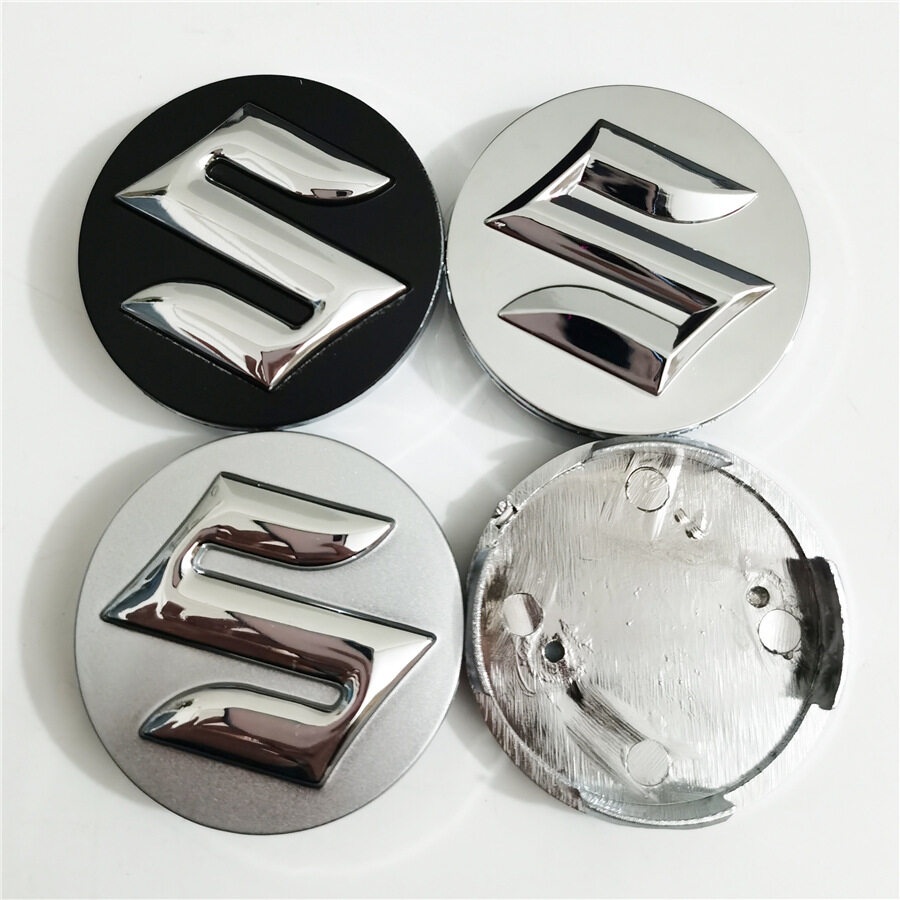 [Ready Stock] 54mm Suzuki Wheel Hub Cover Auto Badge Rims Wheel Center