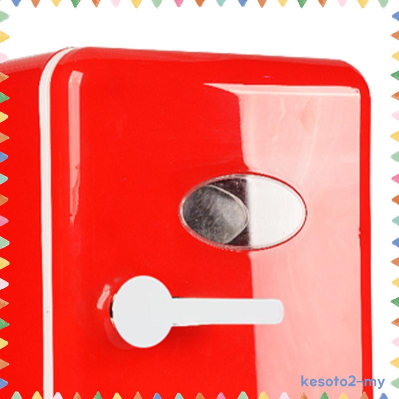 [Kesoto2] Mini Fridge 6L Drinks Fridge Small Portable Fridge for Drinks