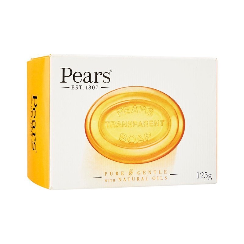 Pears Pure & Gentle Transparent Soap with natural oils 125gm | Shopee ...